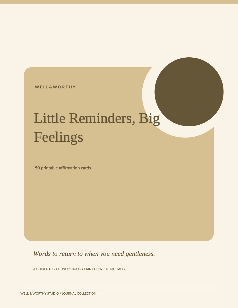 Little Reminders, Big Feelings Digital Affirmation Cards